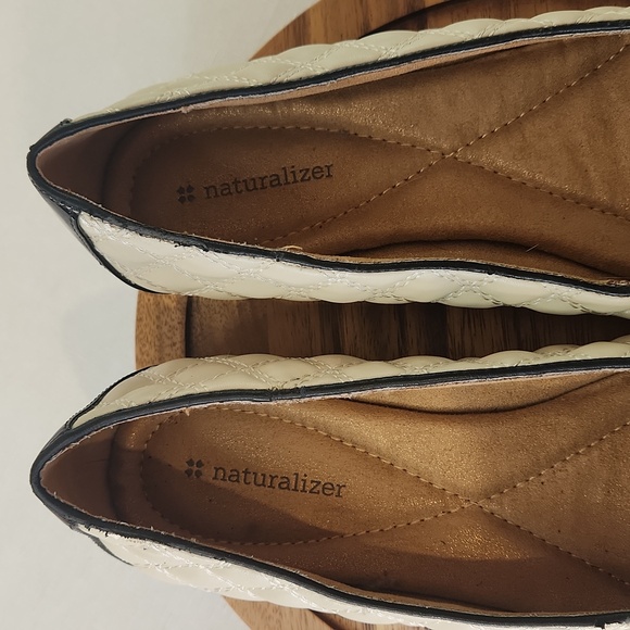 Naturalizer Ballet Black Bucke Toe Flats Shoes.  Size 9 - Picture 5 of 10